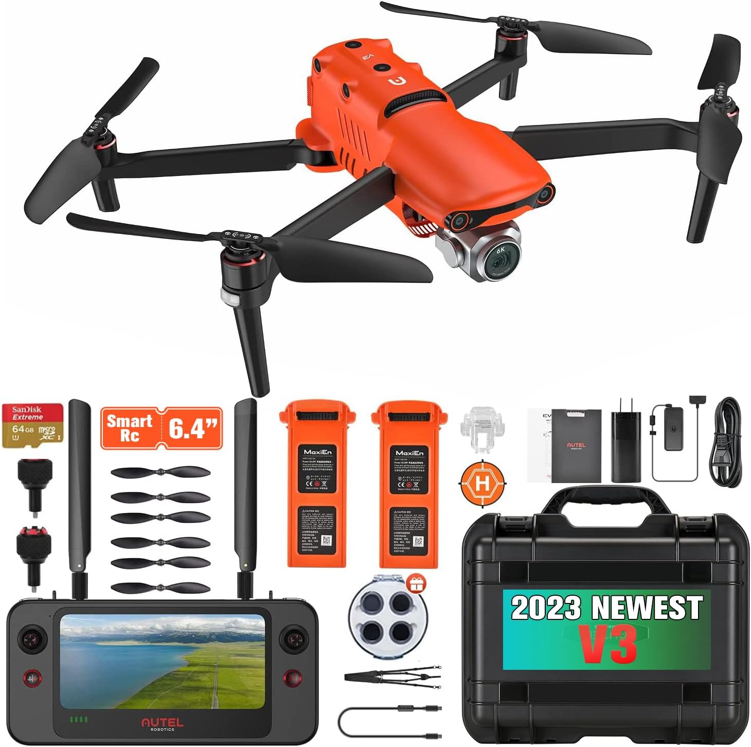Autel EVO 2 PRO V3 Top Rugged BundleAutel Orange